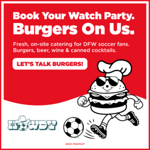 Hamburger Man - Fort Worth, TX + Dallas, TX Watch Party Catering
